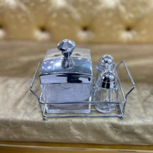 Sugar Pot and Pepper Cruet Set