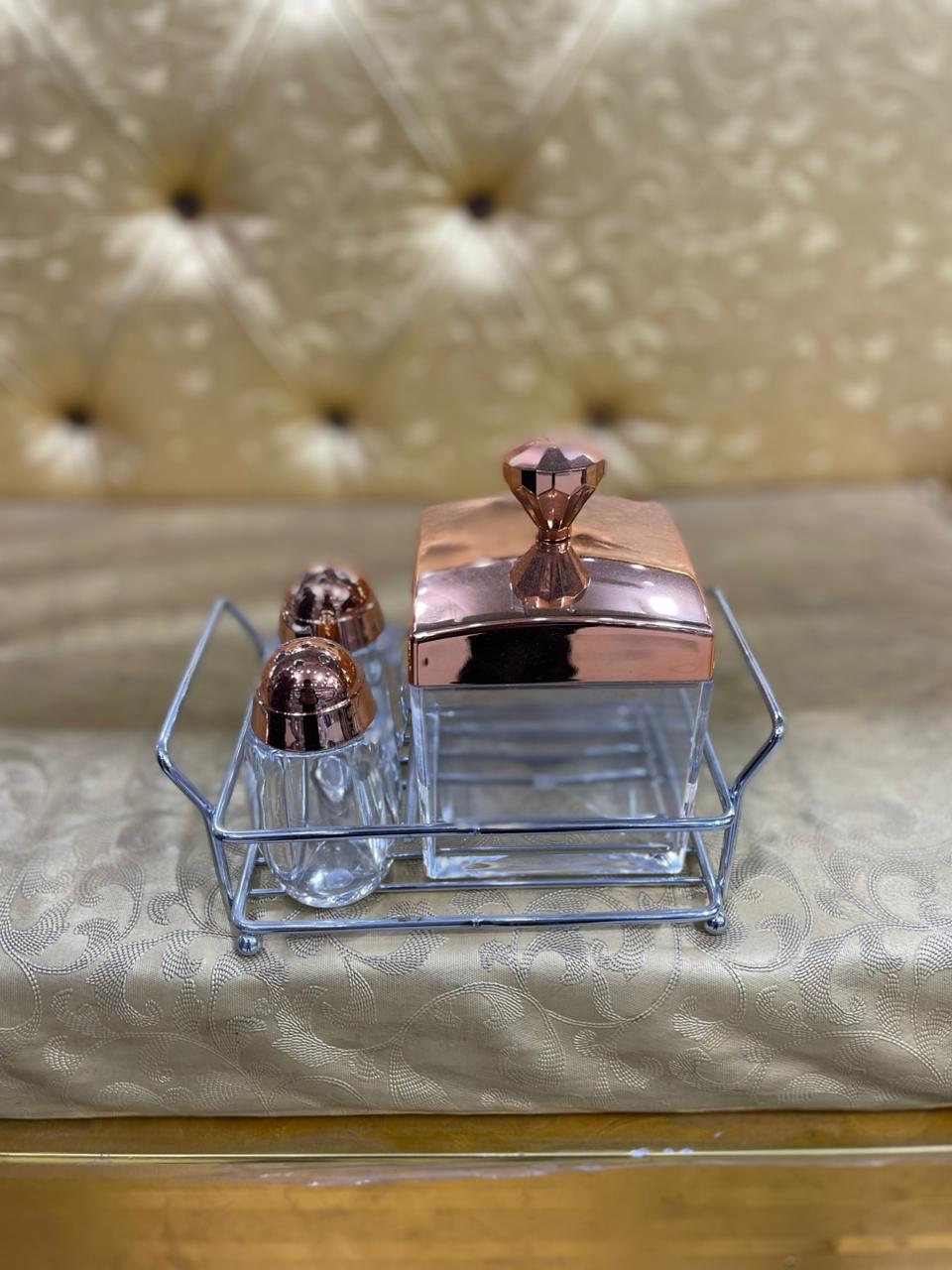 Sugar Pot and Pepper Cruet Set - Image 2
