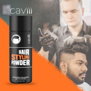 CAVI Hair Styling Powder  Superfine Volumizing Matte Finish Powder for Instant Texture & Strong Hold (20g)