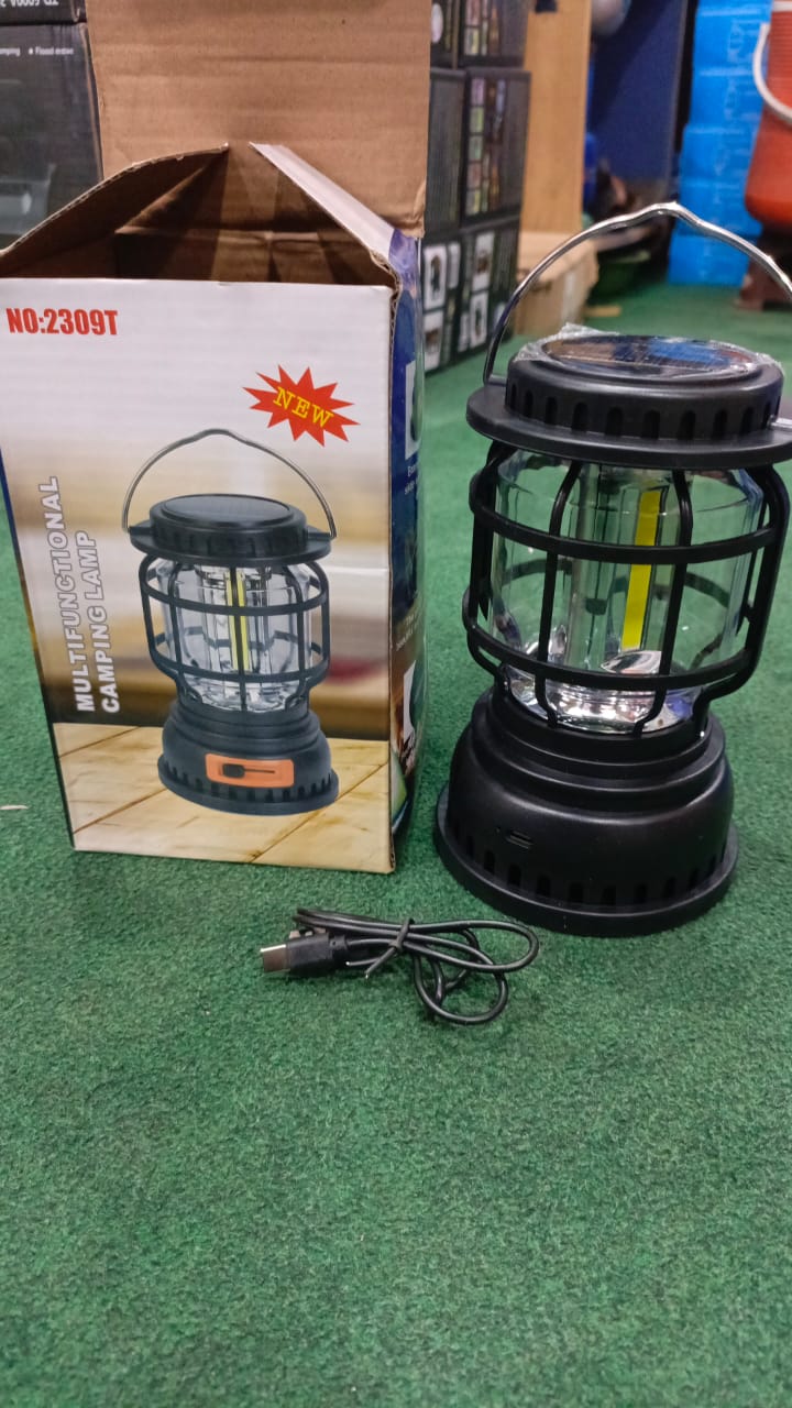 Handle LED Camping Lantern Rechargeable Tent lamp solar powered camping lamp for outdoor(random color) - Image 3