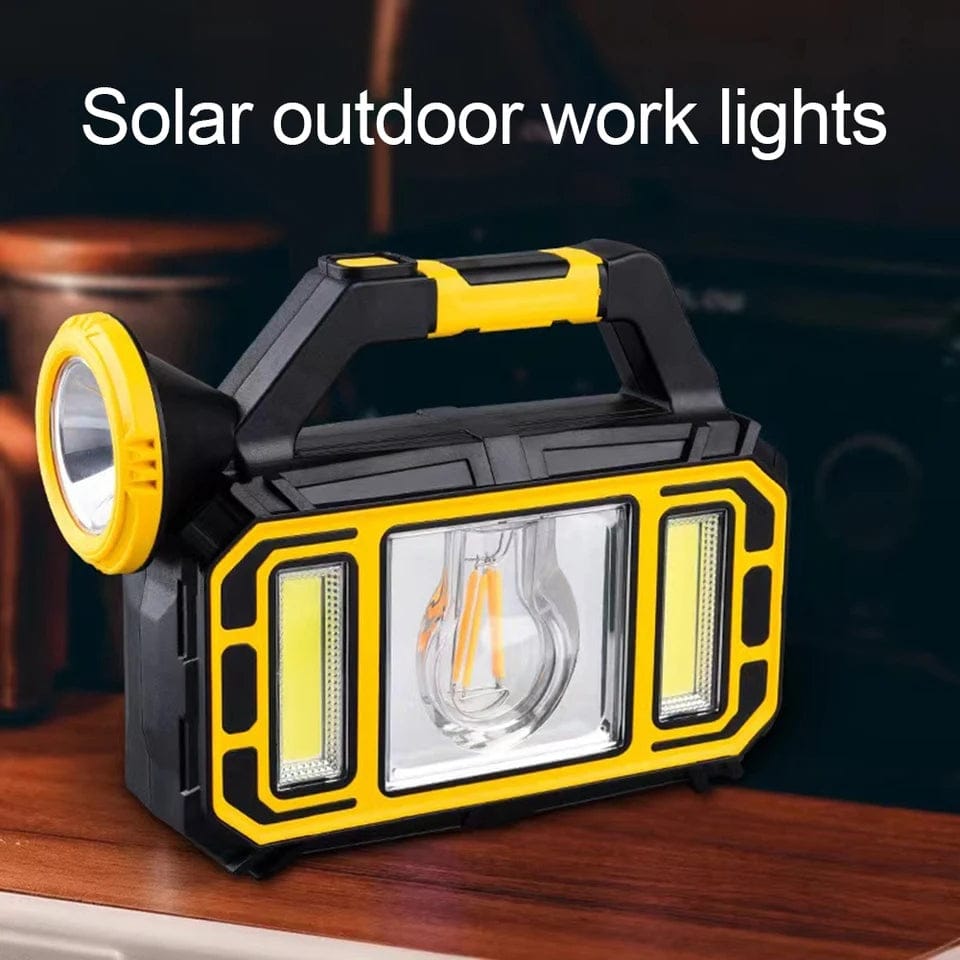 Solar Lantern Emergency Camping Lamp + Mobile Power Bank For Outdoor Camping Hiking - Image 4