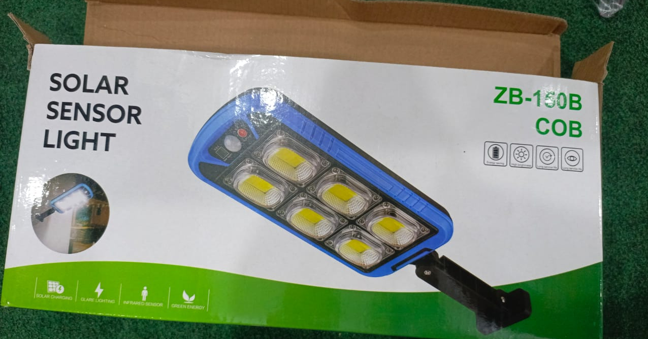 Solar Street COB Light With Sensor ZB-150B