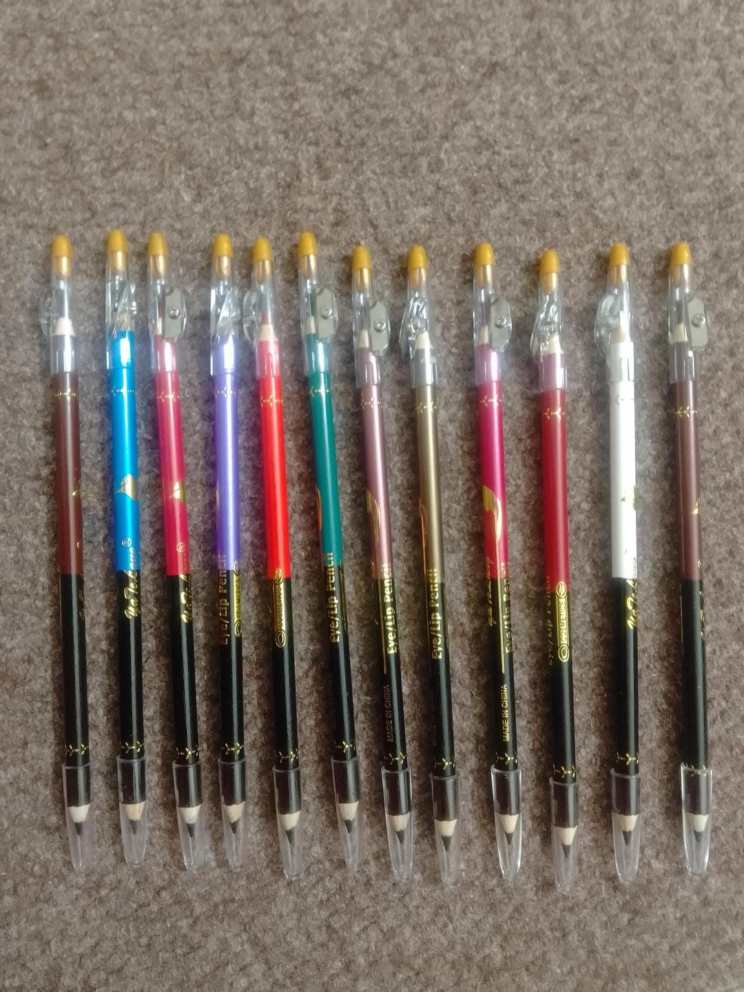 ( Pack of 6 )2 in 1 colors eye pencil multipurpose Eye Pencil (Random color) - Image 2