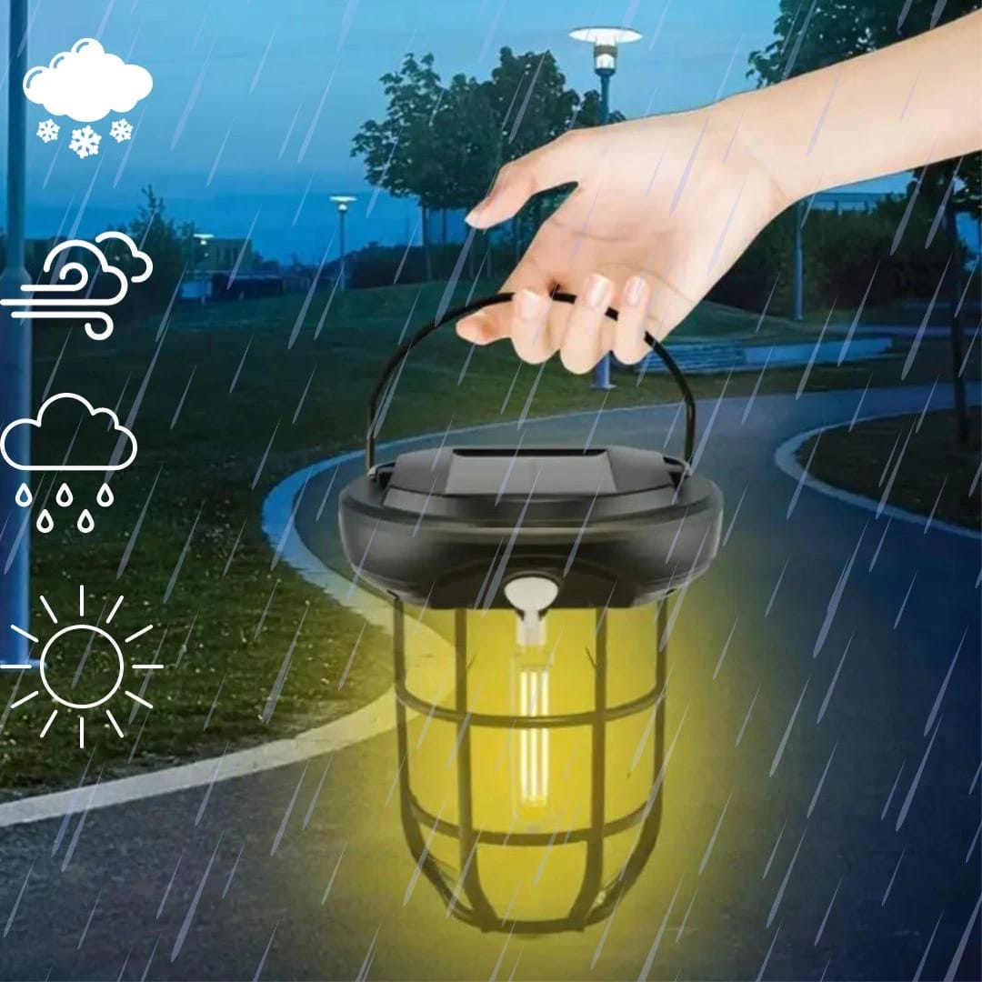 Solar Wall Lights Outdoor,Solar Camping Lights with 3 Lighting Modes & Motion Sensor, Waterproof LED Solar Camping Lantern Lamp - Image 4