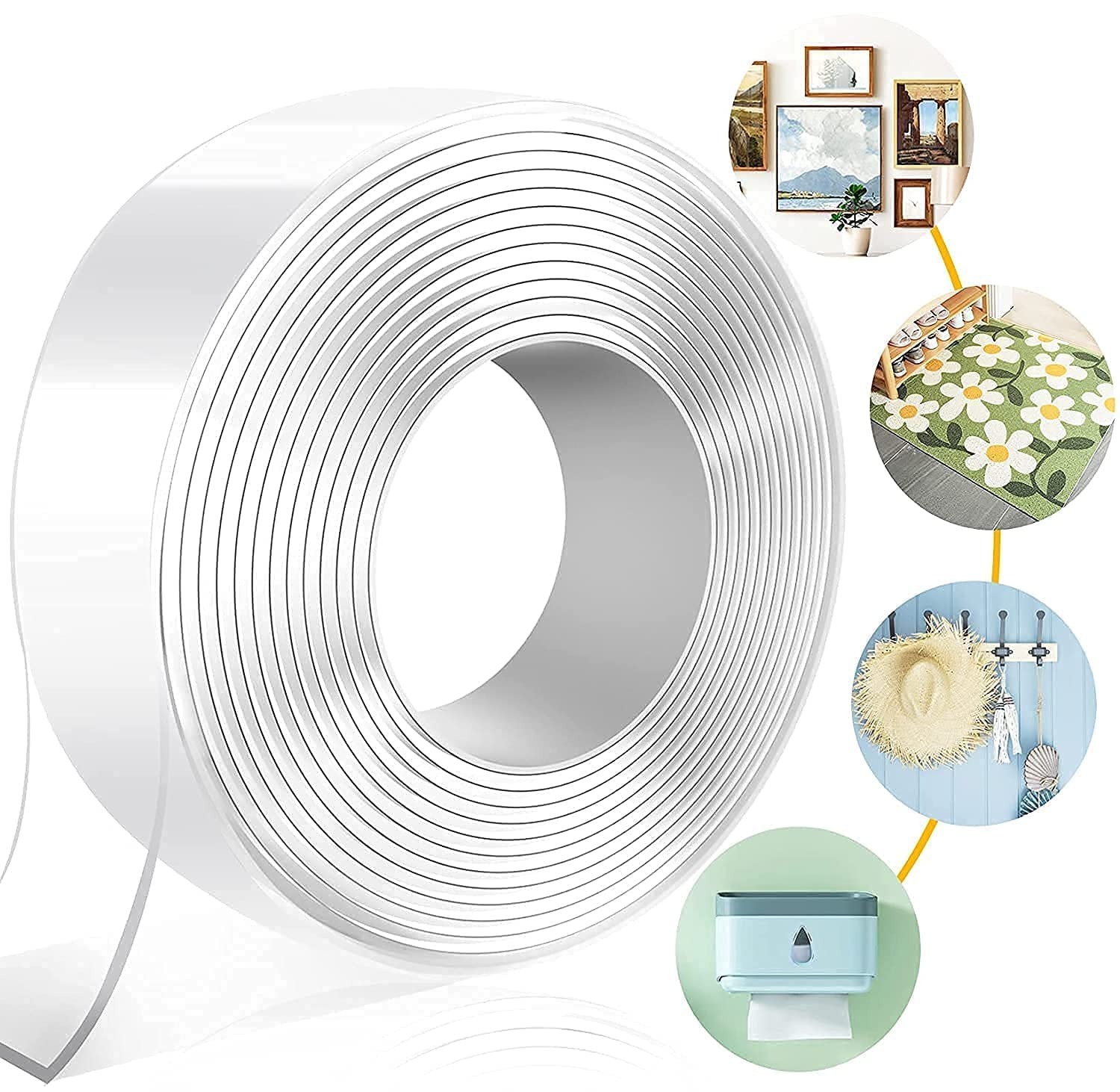 Nano Tape Double Sided Tape Self Adhesive Nano Tape for Kitchen Walls Photos Posters Fixing Balloon Home Office - Image 5