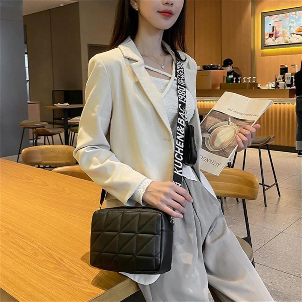( 2 Piece ) Girls Cross-Body Bag | Best Quality Shoulder Bag For Girls | Best Quality Bag For Women | PU Leather Cross-Body Bag - Image 4