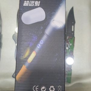 Rechargeable Tactical Flashlight High Lumens, Brightest Flashlights for Emergencies Camping COB Sidelight, Zoomable Multicolor Lenses Flashlight Hiking Hunting