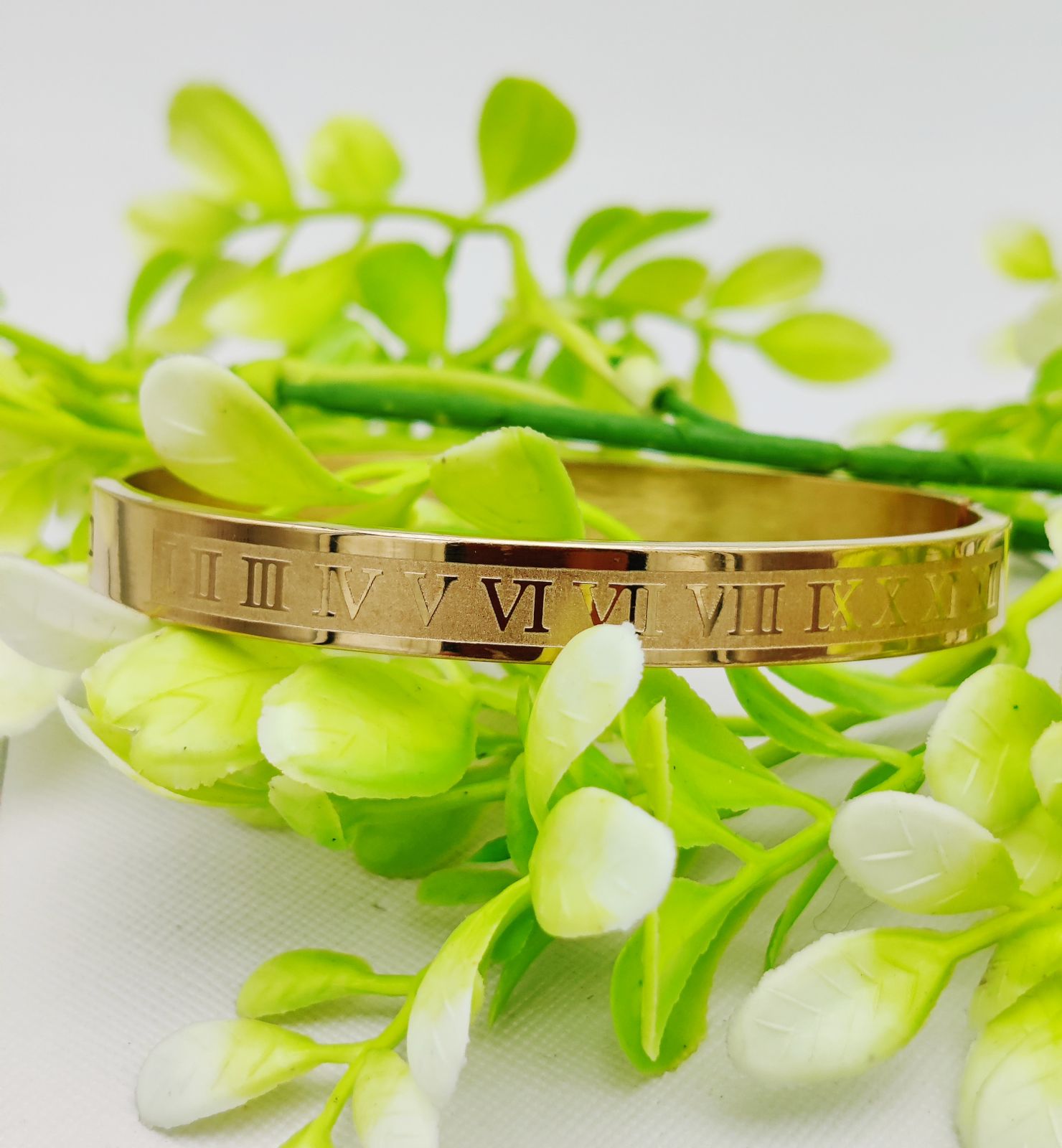 Adjustable Imported Cartier Roman Numeral Gold Bracelet | Bracelet For Every Occasion | Elegant Design ? - Image 2