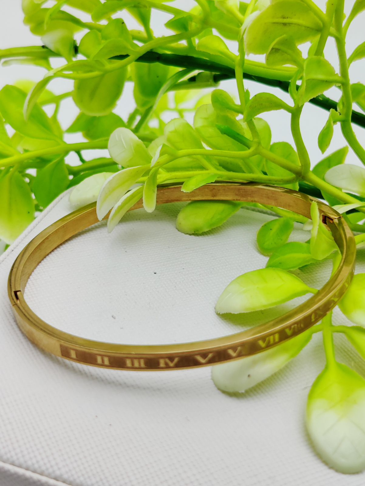 Adjustable Cartier Roman Numeral Adjustable Imported Gold Bracelet | Bracelet For Every Occasion | Elegant Design ? - Image 2