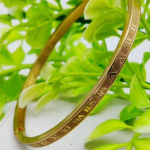 Adjustable Cartier Roman Numeral Adjustable Imported Gold Bracelet | Bracelet For Every Occasion | Elegant Design ?