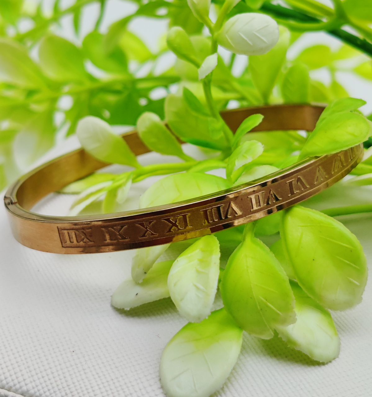 Adjustable Roman Numeral Bracelet - Adjustable and Imported Cartier Gold Bracelets | Bracelet For Every Occasion | Elegant Design - Image 2