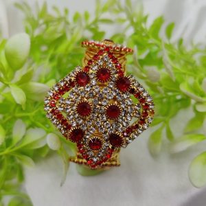Imported Royal Elegance Sapphire Bracelet  Regal Design Golden Bracelet  Best Quality Artificial Bracelet For Girls & Women