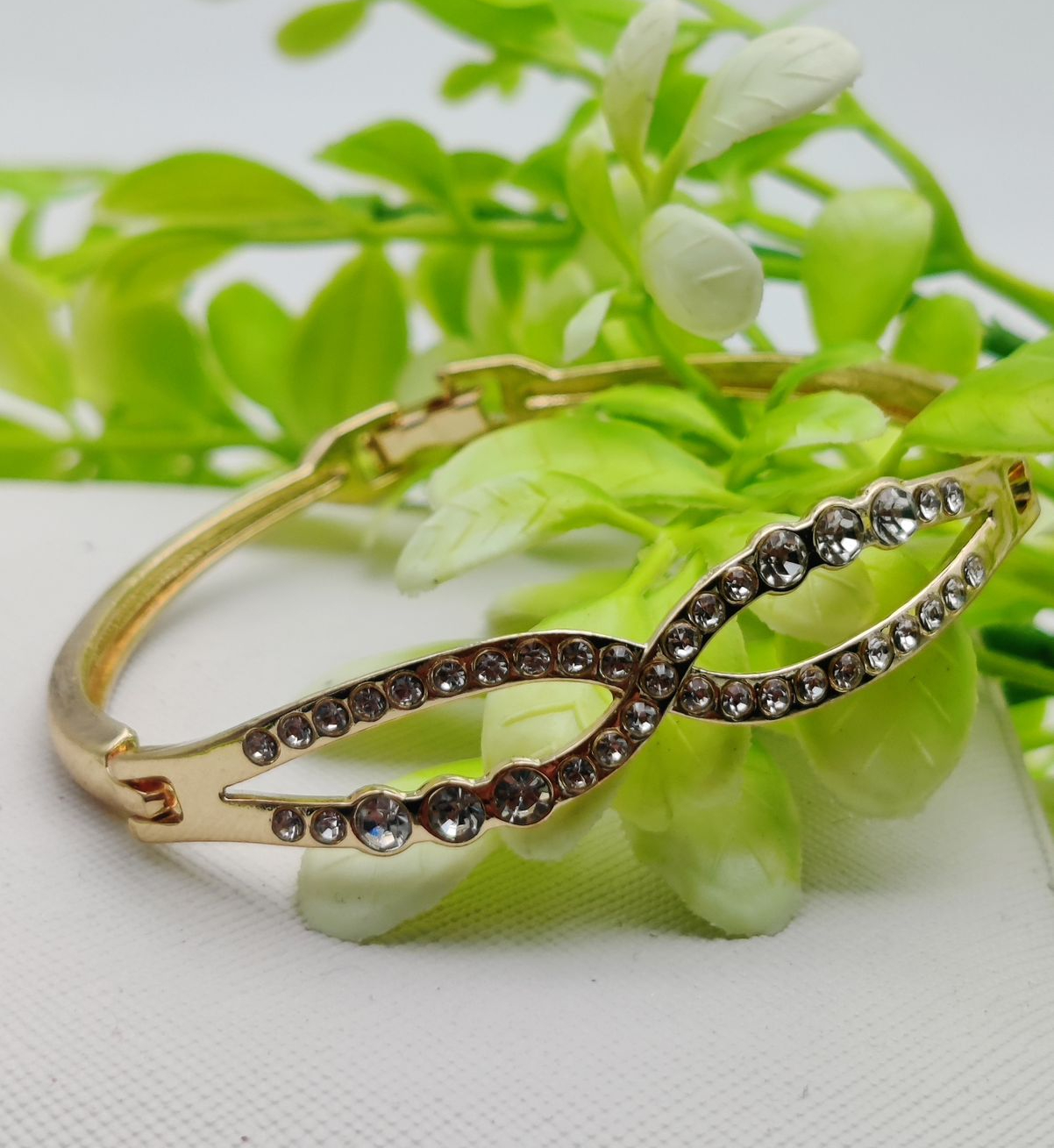 Adjustable Imported Infinity Charm Bracelet - Elegant Crystal Embellishments | Bracelet For Every Occasion | Elegant Design - Image 2