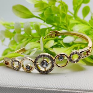 Radiant Adjustable Circle Crystal Bracelet - Imported Elegance | for Every Occasion