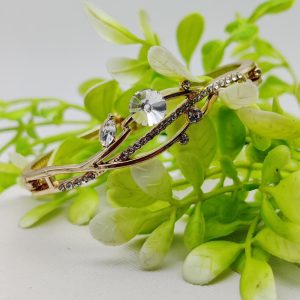 Elegant Adjustable Imported Crystal Vine Bracelet  A Dazzling Masterpiece | Imported Glamour for Every Occasion