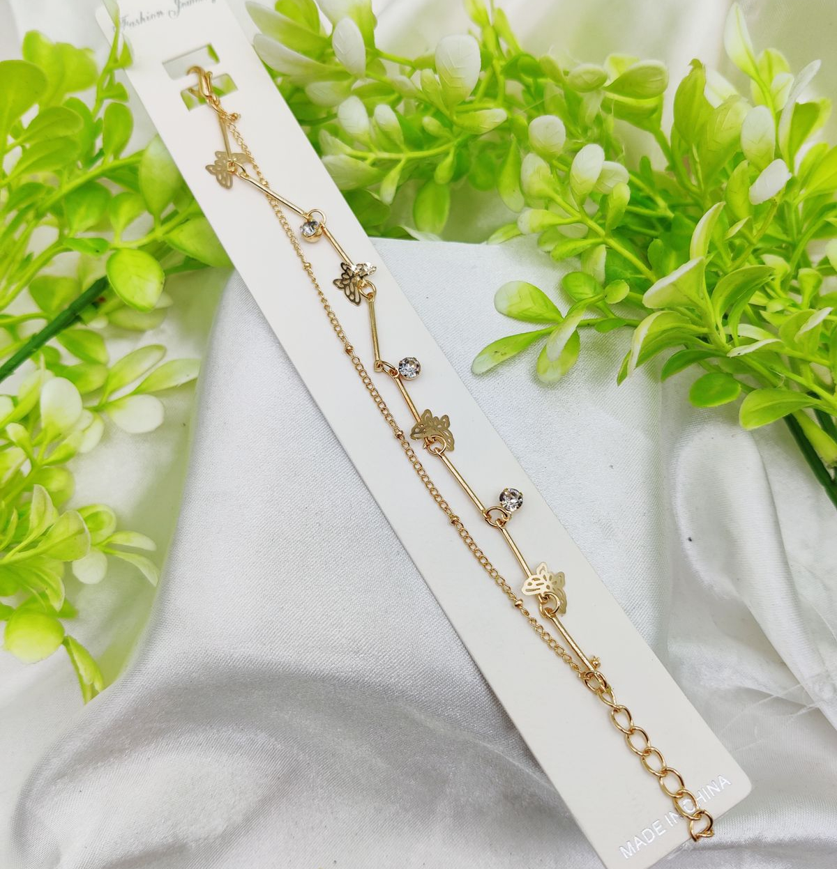 Imported Elegant Adjustable Charm Bracelet - Imported Elegance | for Every Occasion - Random Design - Image 2