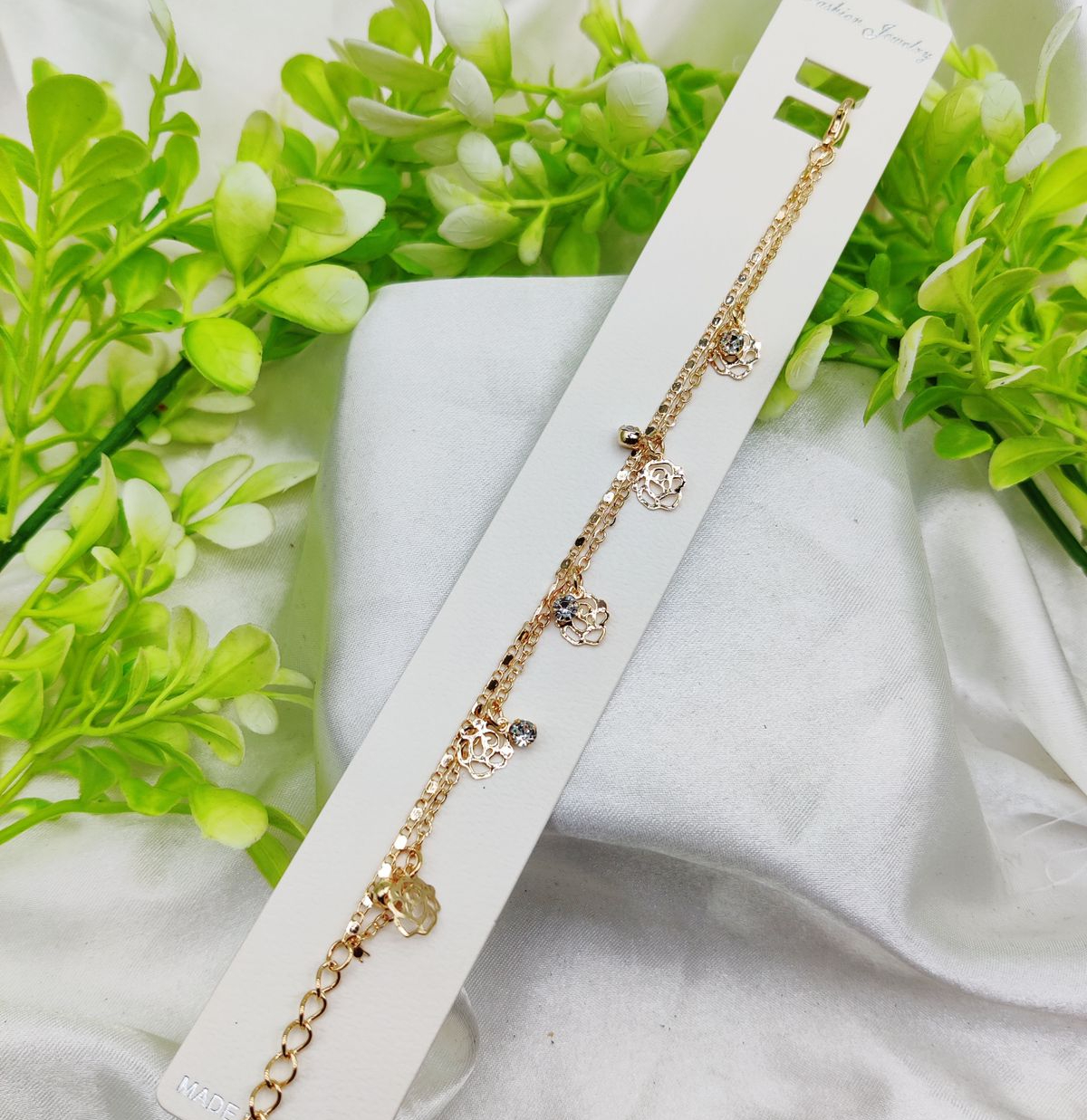 Imported Elegant Adjustable Charm Bracelet - Imported Elegance | for Every Occasion - Random Design - Image 5