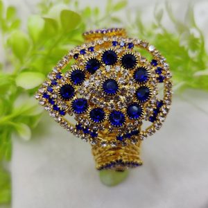 Imported Royal Sapphire Glam Bracelet | Golden Sapphire Elegance Bracelet
