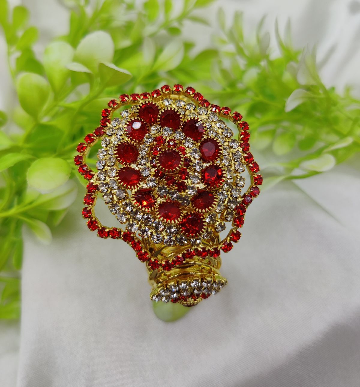 Imported Exquisite Adjustable Imported Crystal Embellished Bracelet - Image 3