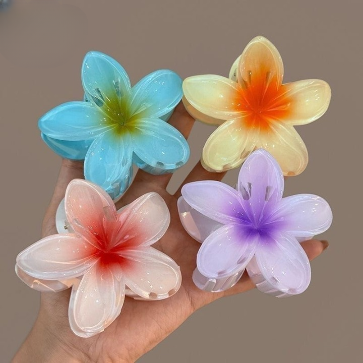 Pack Off 01 Large Sunflower Fashion Girl Hair Clip | Hair Clip For Women | Best Quality Hair Clip ( Random Color ) - Image 3