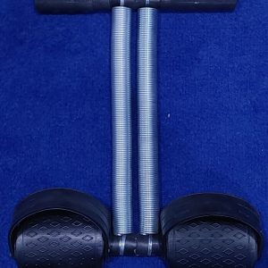 Foot Pedal Resistance Band Elastic Sit-up Pull Rope Yoga Fitness Gym Â– Elastic Pull Ropes Tummy Trimmer |  Spring Tummy Trimmer ( Random Color )