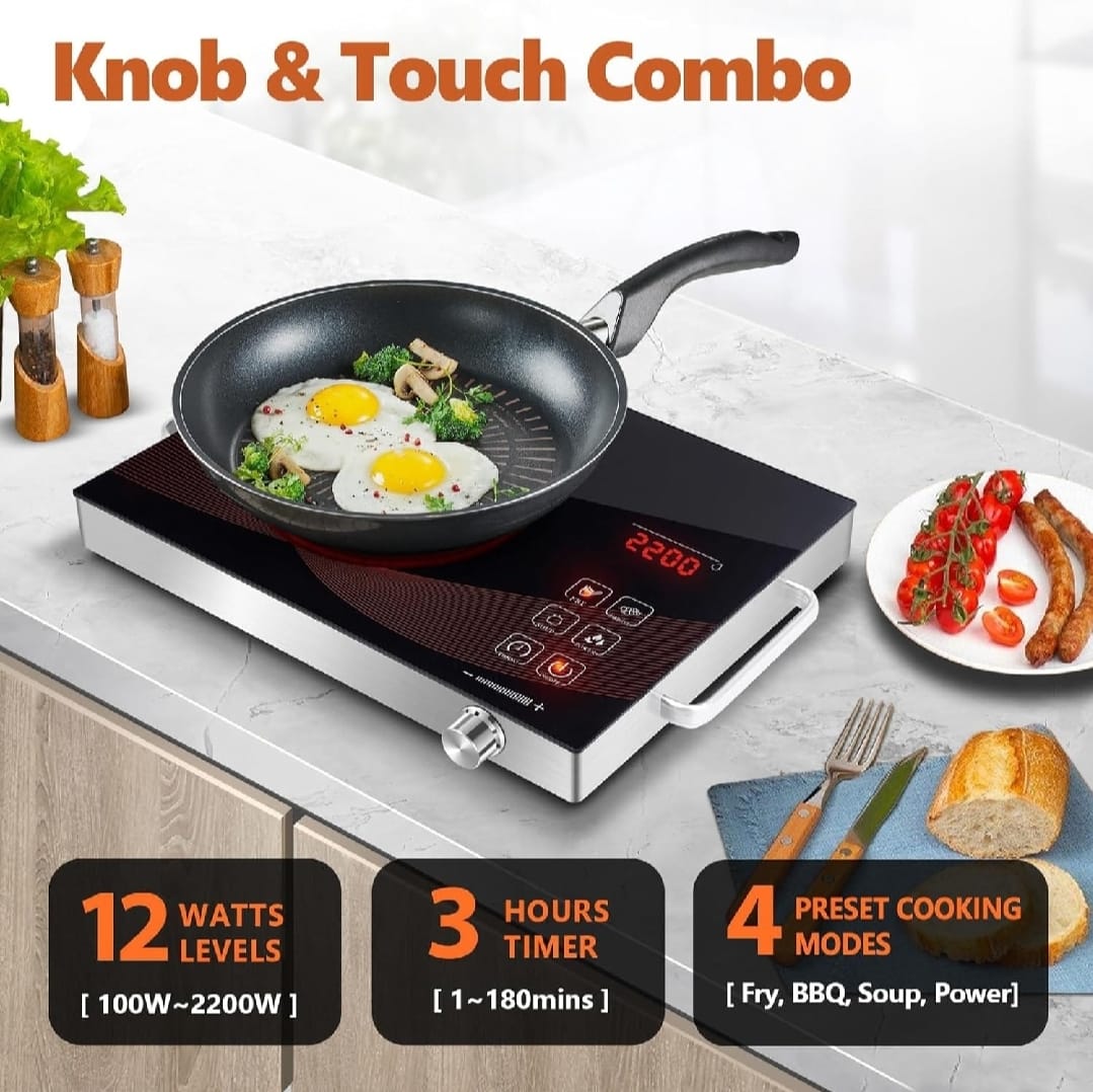 Ancher Plus SV-605 Infrared Cooker & Hot Plate Multifunction & Digital Display 3500W - Image 3