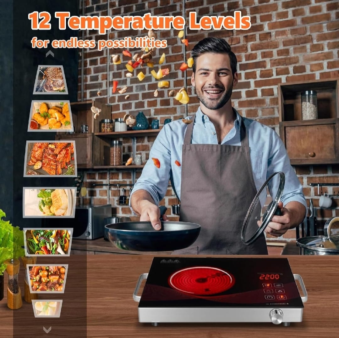 Ancher Plus SV-605 Infrared Cooker & Hot Plate Multifunction & Digital Display 3500W - Image 5