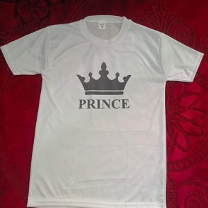 Stylish White T-Shirt with Cute Design Best Quality T-Shirts For Boys | T-Shirt For Men | Printed T-Shirts - Prince T-Shirts | Prince Design T-Shirt