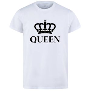 Combo Of King & Queen Style White T-Shirt with Cute Design - King & Queen Design T-Shirts Best Quality T-Shirts For Girls | T-Shirt For Women - T-Shirt For Boy | T-Shirt For Men | Queen T-Shirts | King Design T-Shirt