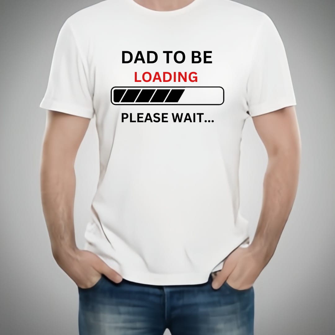 Combo Of Dad to Be & Mom to Be Style White T-Shirt with Cute Design Best Quality T-Shirts For Girls | T-Shirt For Women - T-Shirt For Men - Image 2