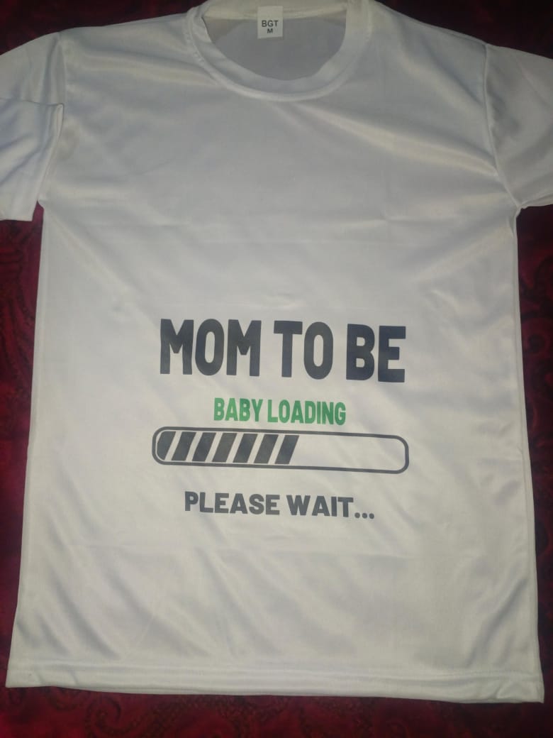Dad to Be & Mom to Be Style White T-Shirt - Key & Heart Design T-Shirts Best Quality T-Shirts | T-Shirt For Women - T-Shirt For Men