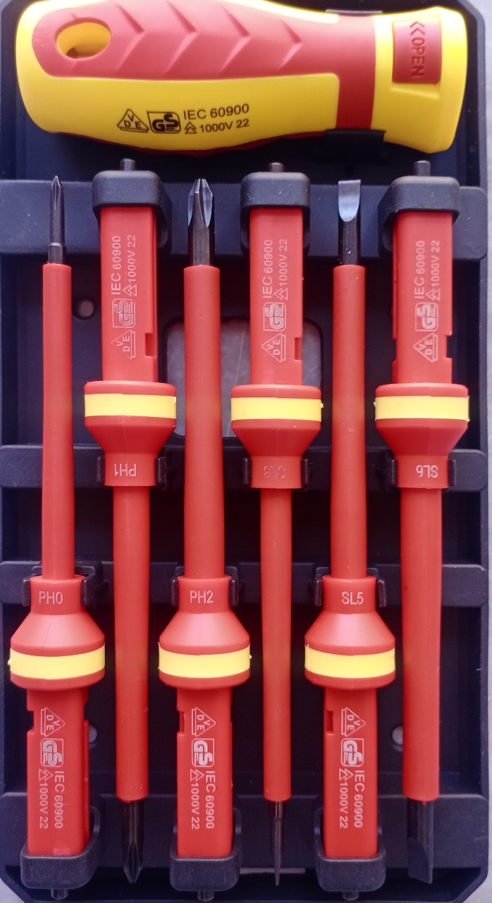 6 in 1 Tester Tool Set - Tester Kit Best Quality Tester Kit - Tester with 6 Tester Head - Image 2