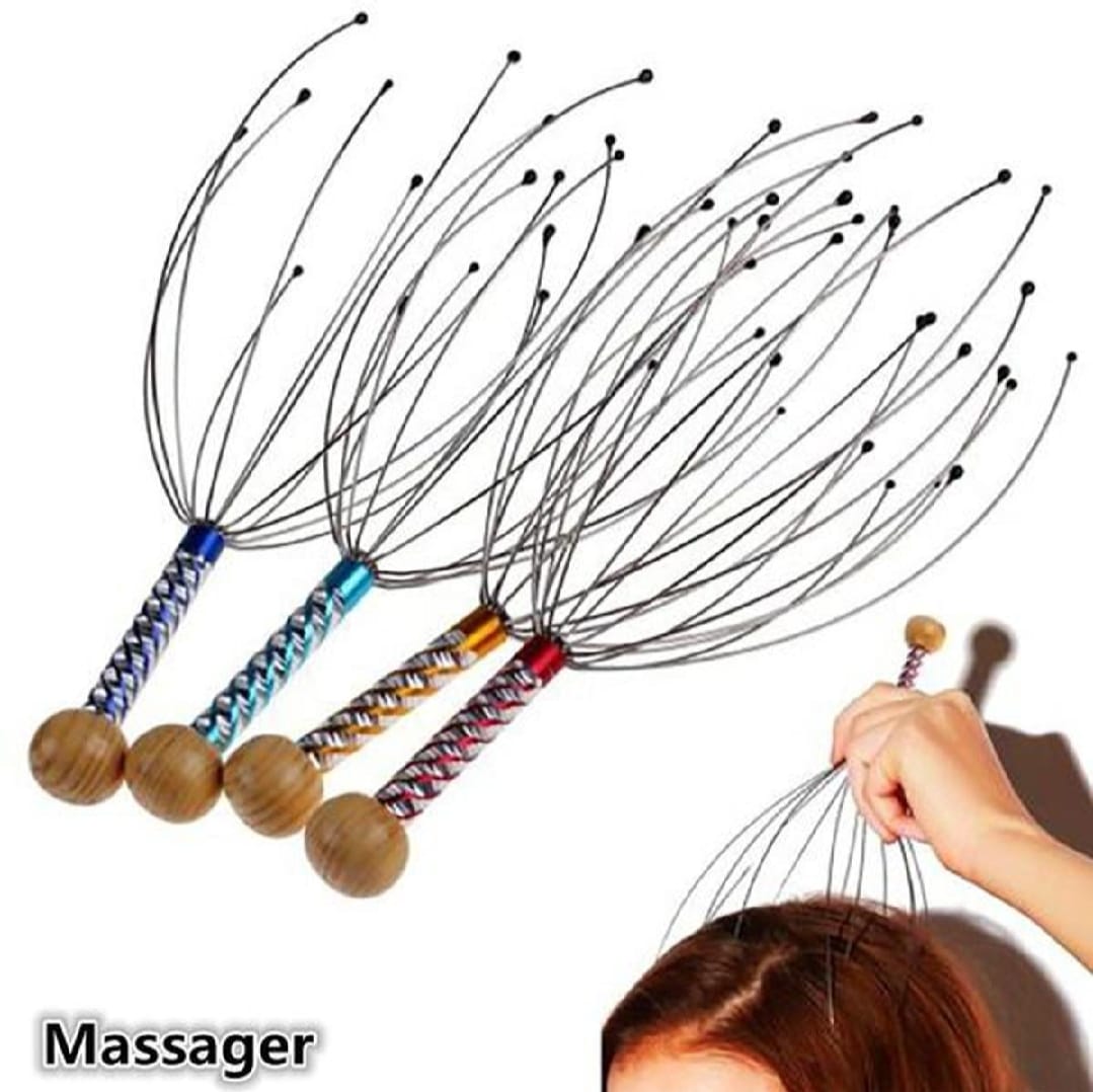 Octopus Head Relaxing Massager - Massager - Head Massager - Head Massager Machine Brand New And High Quality Head Massager - 01 Pcs - Image 4