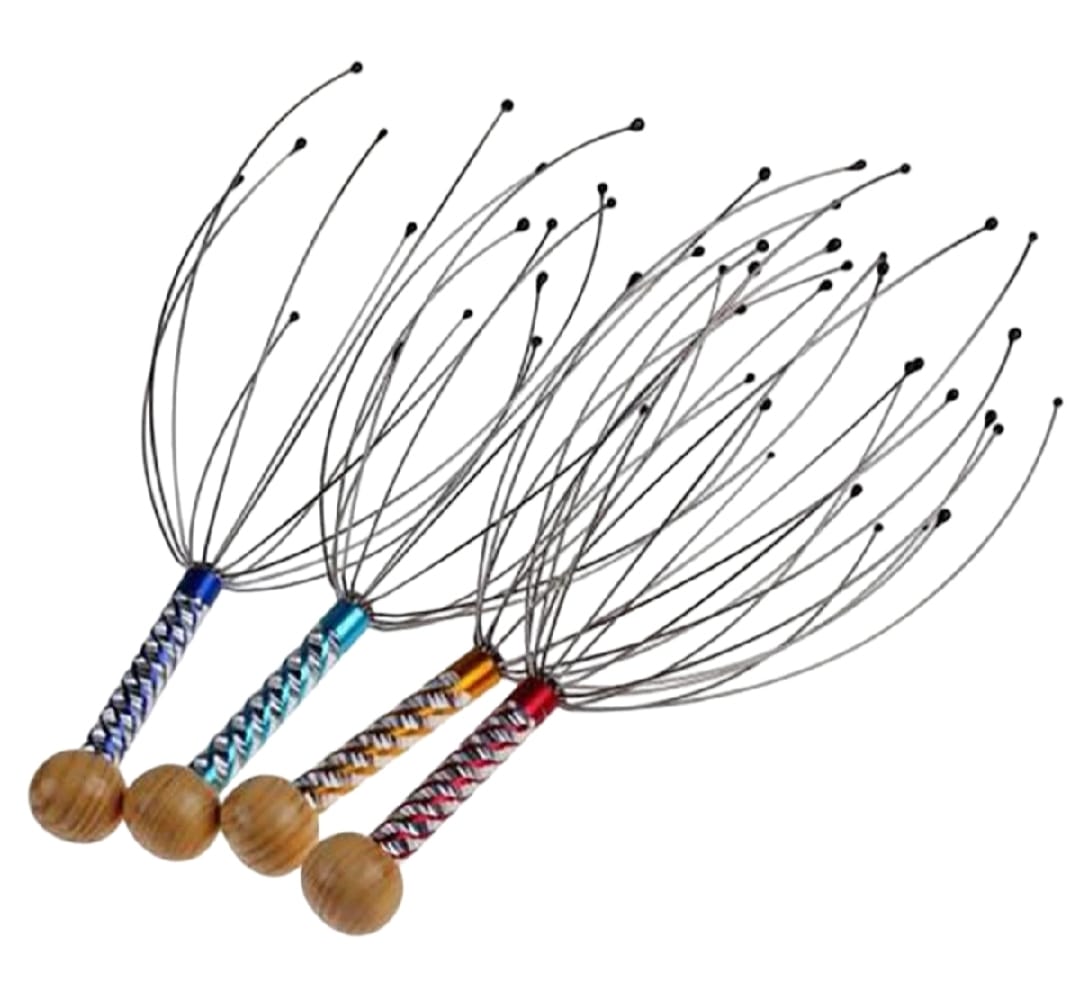 Octopus Head Relaxing Massager - Massager - Head Massager - Head Massager Machine Brand New And High Quality Head Massager - 01 Pcs - Image 5
