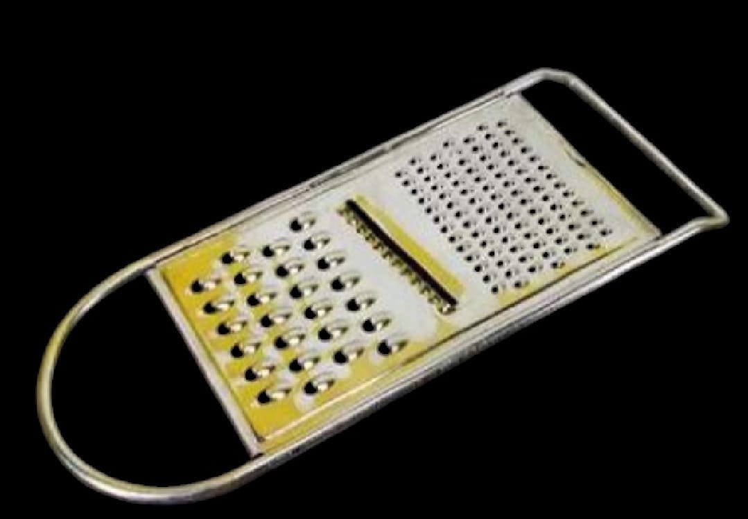 Stainless Steel Kadu Kash Grater Multi-Purpose Vegetable, Fruit, and Nut Cutter, Chopper & Peeler
