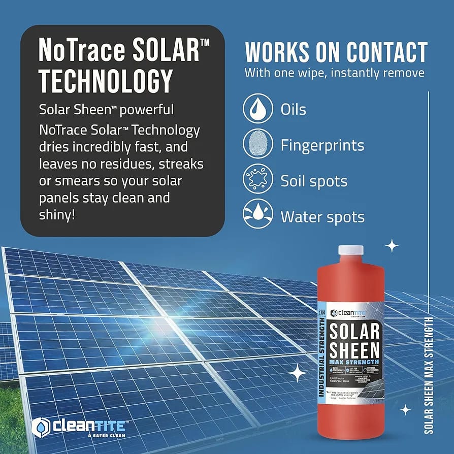 Solar Sheen Premium 200ml Solar Panel Cleaner - Image 4