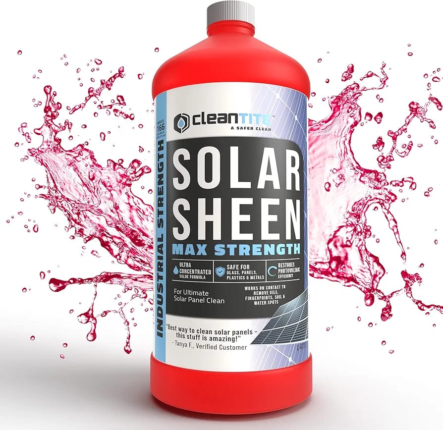 Solar Sheen Premium 200ml Solar Panel Cleaner