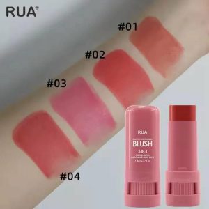 High-Pigment Matte Blush Stick Â– Long-Lasting, Water-Resistant & Blendable Contour Balm - Random Shades