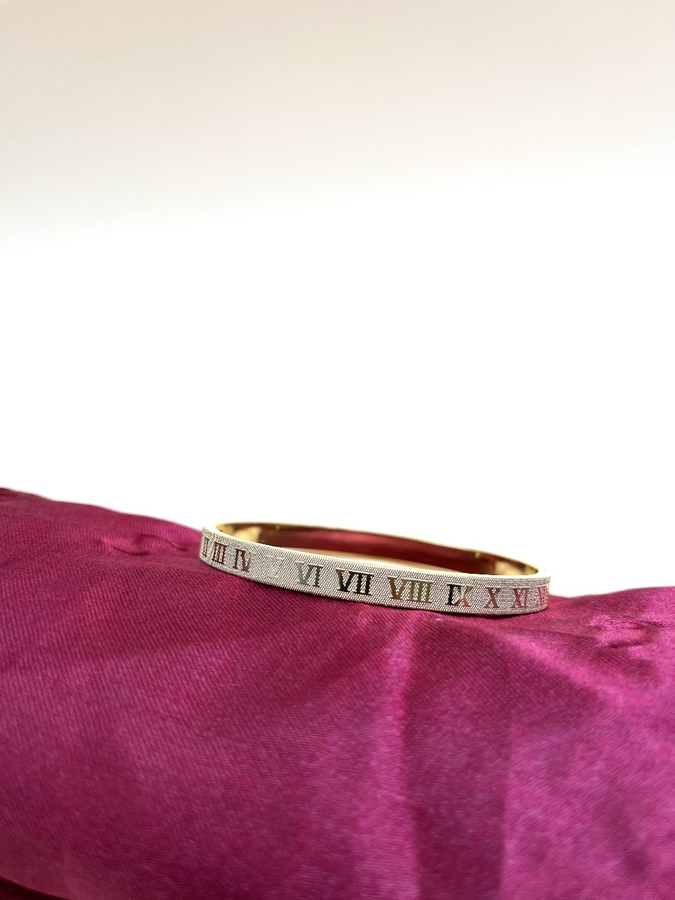 Adjustable Cartier-Inspired Roman Numeral Bracelet - Imported Luxury Gold Bracelet | Bracelet For Every Occasion | Elegant Design ? - Image 3