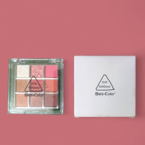 9 Colors Eyeshadow Palette Â– Multicolor Matte & Glitter | Cream-Based