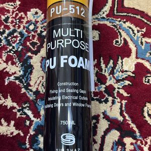 Mubah PU Foam Spray 750ml Multipurpose Expanding Foam for Gaps, Joints, and Crack Filling | PU 512 High-Performance Sealant