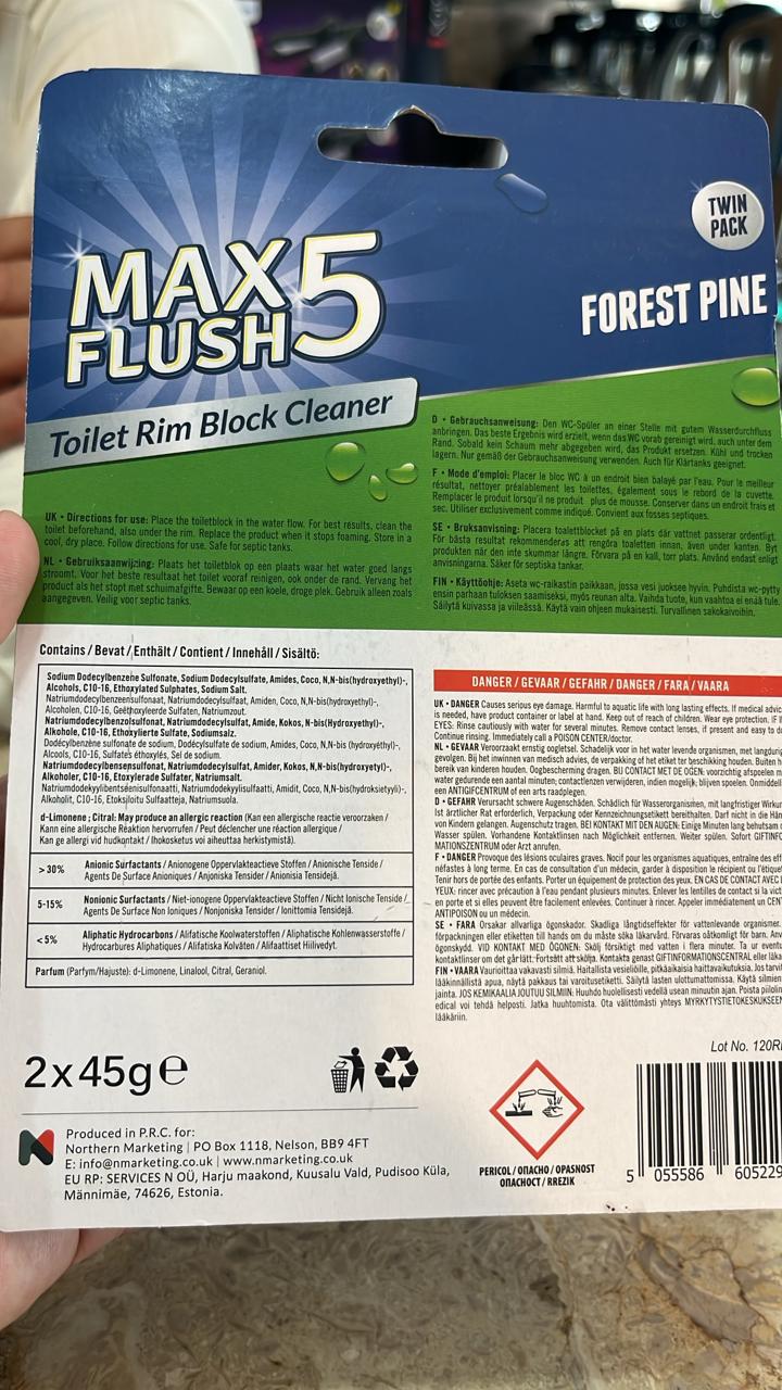 Toilet Rim Block Cleaner Long-Lasting Freshness & Powerful Cleaning for Your Toilet | Toilet Cleaner - Image 2