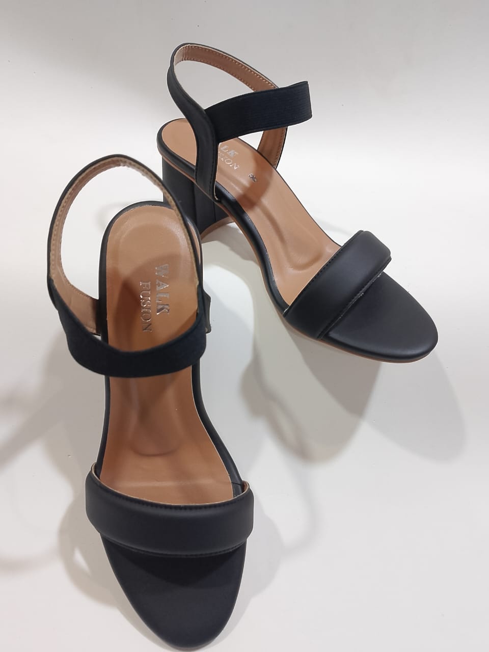 Women's Black Heel Sandals