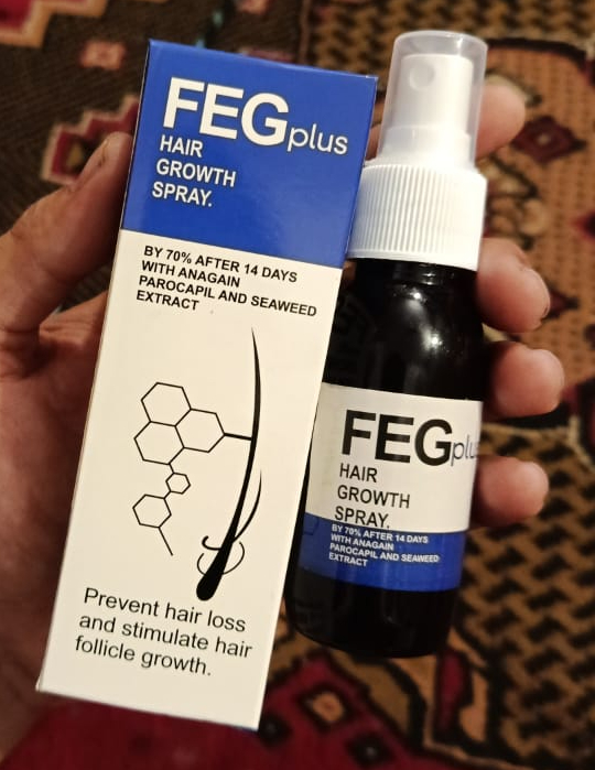 FEG PLUS Hair & Beard Growth Serum Spray 50ml | Anti Hair Loss, Regrowth Treatment - Image 5
