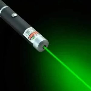 Green Multipurpose Laser Pointer Pen with Adjustable Antenna Cap for Pattern Projection and Presentations Green Beam Light
