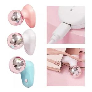 Pack Of 01 - Mini Massager USB Rechargeable Handheld Device with 6 Vibration Levels for Muscle Relief & Relaxation Random Colors