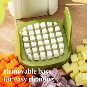 Multi-Function Handheld Chopper Dicing, Slitting & Slicing Tool for Quick Food Prep