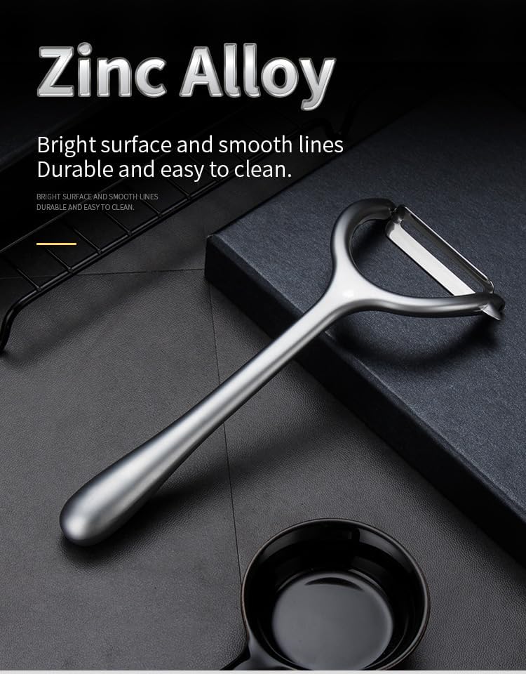 Stainless Steel Vegetable Peeler Dual Blades for Effortless Peeling - Image 3