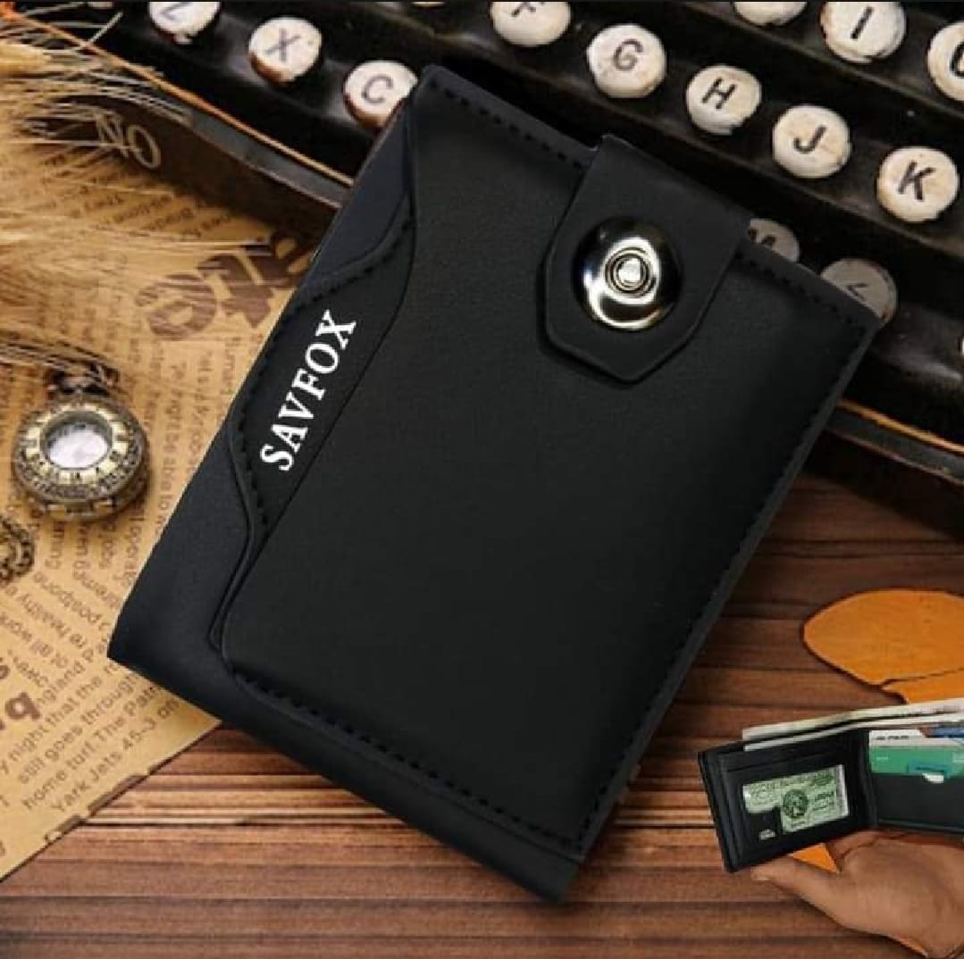 Savfox PU Leather Outlet Pocket Card Holder Wallet for Men Slim, Stylish & Durable - Stylish Wallets For Men - Image 3