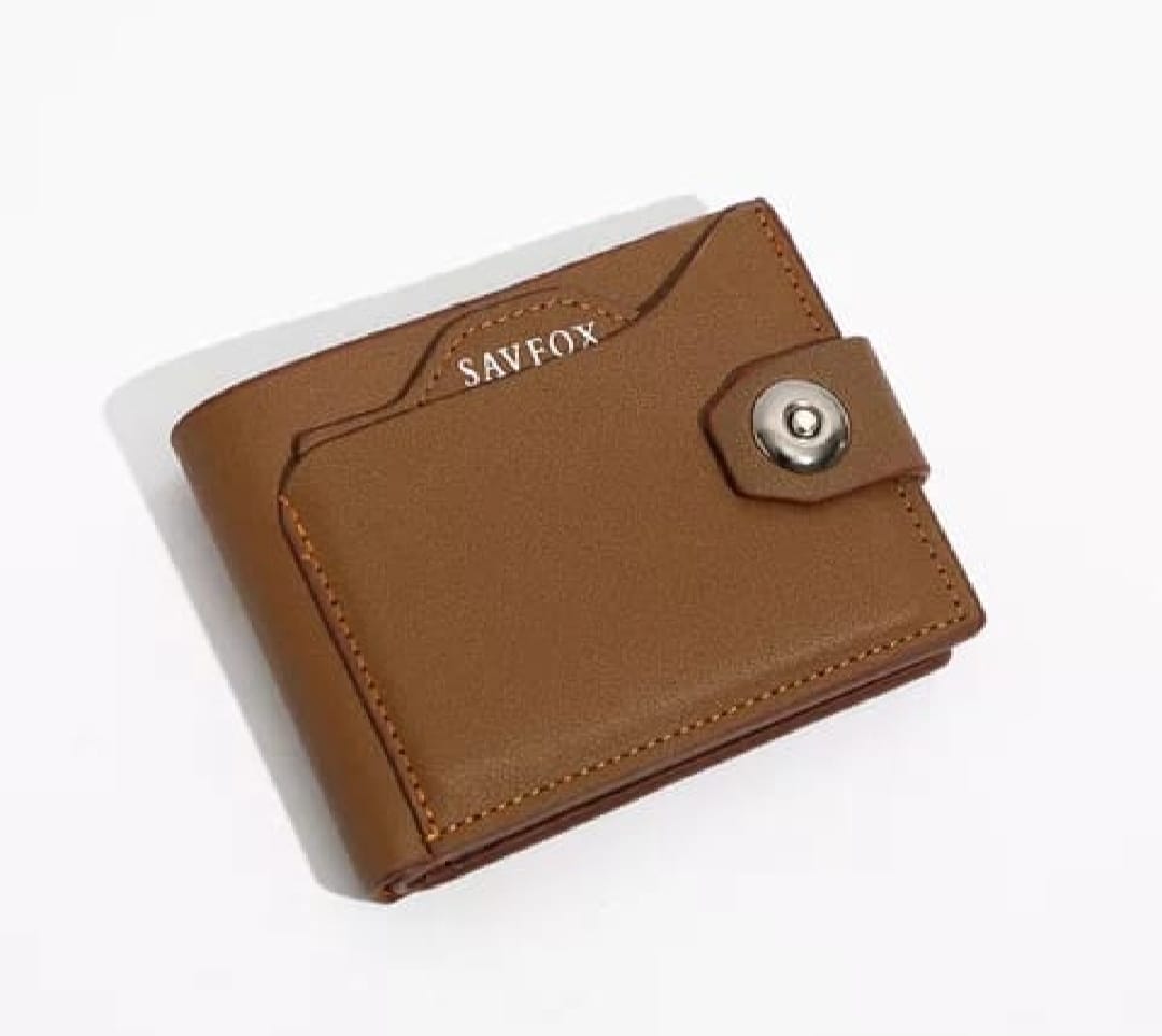 Savfox PU Leather Outlet Pocket Card Holder Wallet for Men Slim, Stylish & Durable - Stylish Wallets For Men